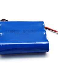 Li-Ion batteri, Lithium Ionen batteripakke, ICR18650 3.7V 6600mAh med JST-PHR-2 stik