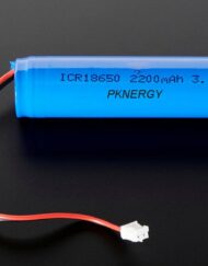Li-Ion batteri Lithium Ionen batteri ICR18650 3.7V 2200mAh med JST-PHR-2 stik