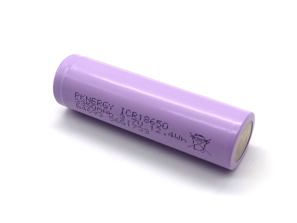 Li-Ion-Akku, Lithium-Ionen-Batterie, ICR18650 3.7V 3350mAh, uden beskyttelsesmodul og stik