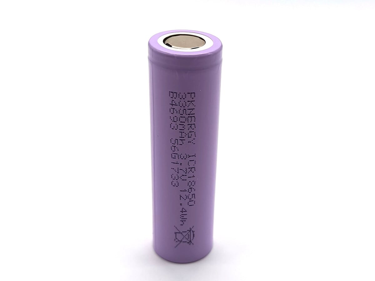 Li-Ion-Akku, Lithium-Ionen-Batterie, ICR18650 3.7V 3350mAh, uden beskyttelsesmodul og stik