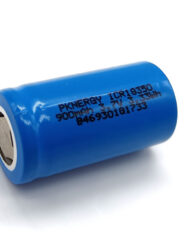 Li-Ion akku, Lithium Ionen batteri, ICR18350 3.7V 900mAh uden beskyttelsesmodul og stik