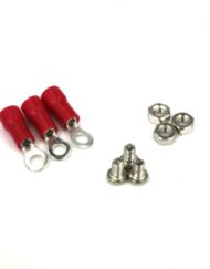 3ST Røde GummipVC Terminals Isoleret Ringforbindelse RC 1,25-3,2mm²