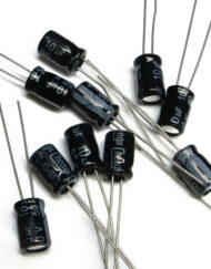 120x ELKO kondensatorer 0,22µF-470µF, 12 forskellige, hver 10 stk