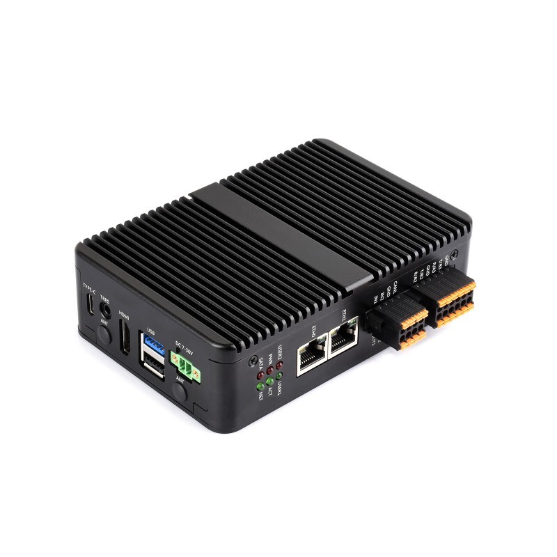 #Waveshare Industriemaskine med to Gigabit/2,5G Ethernet-porte baseret på Raspberry Pi CM5, understøtter 4K skærmudgang og 4G-/5G modul, egnet til alle varianter af Compute Module 5