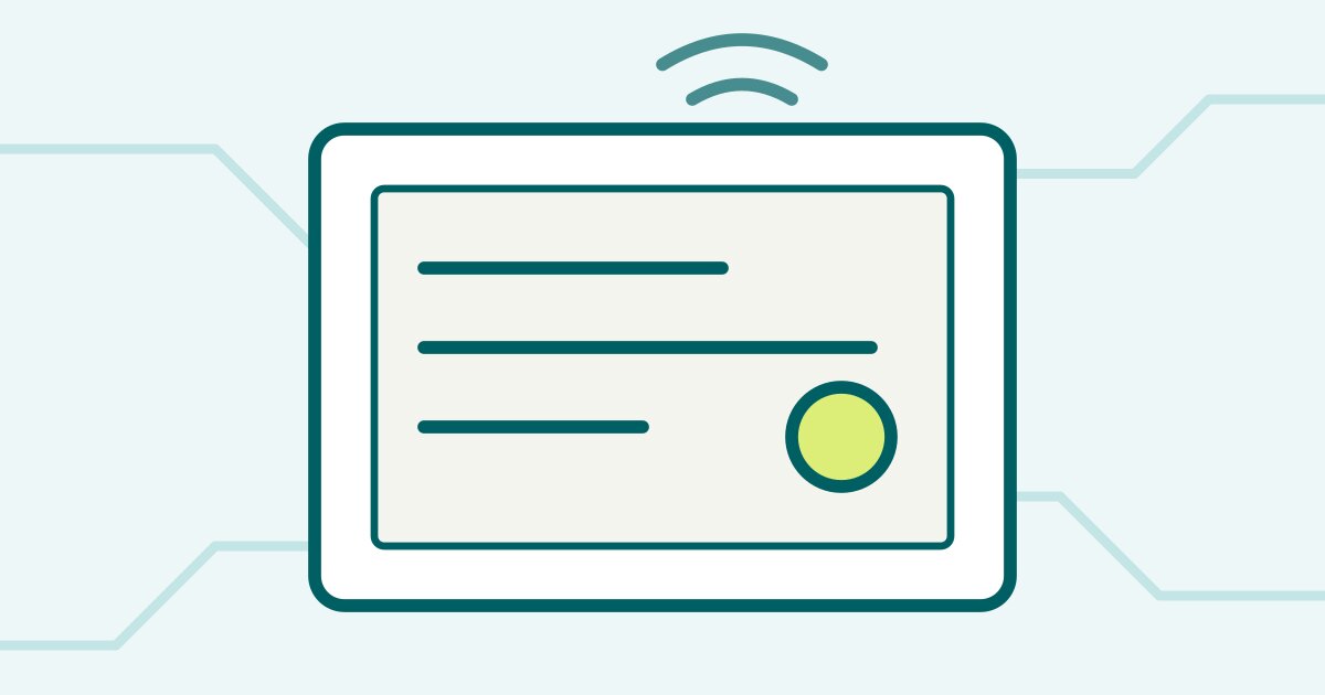 Illustration: E-ink-dashboard til væggen