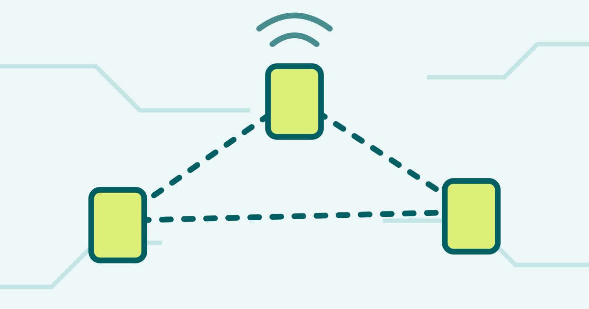 Illustration: Meshtastic: send beskeder uden mobilnet